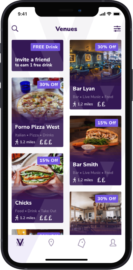 Utilising social media to provide discounts to users, whilst offering marketing benefits to merchants Screenshot 1